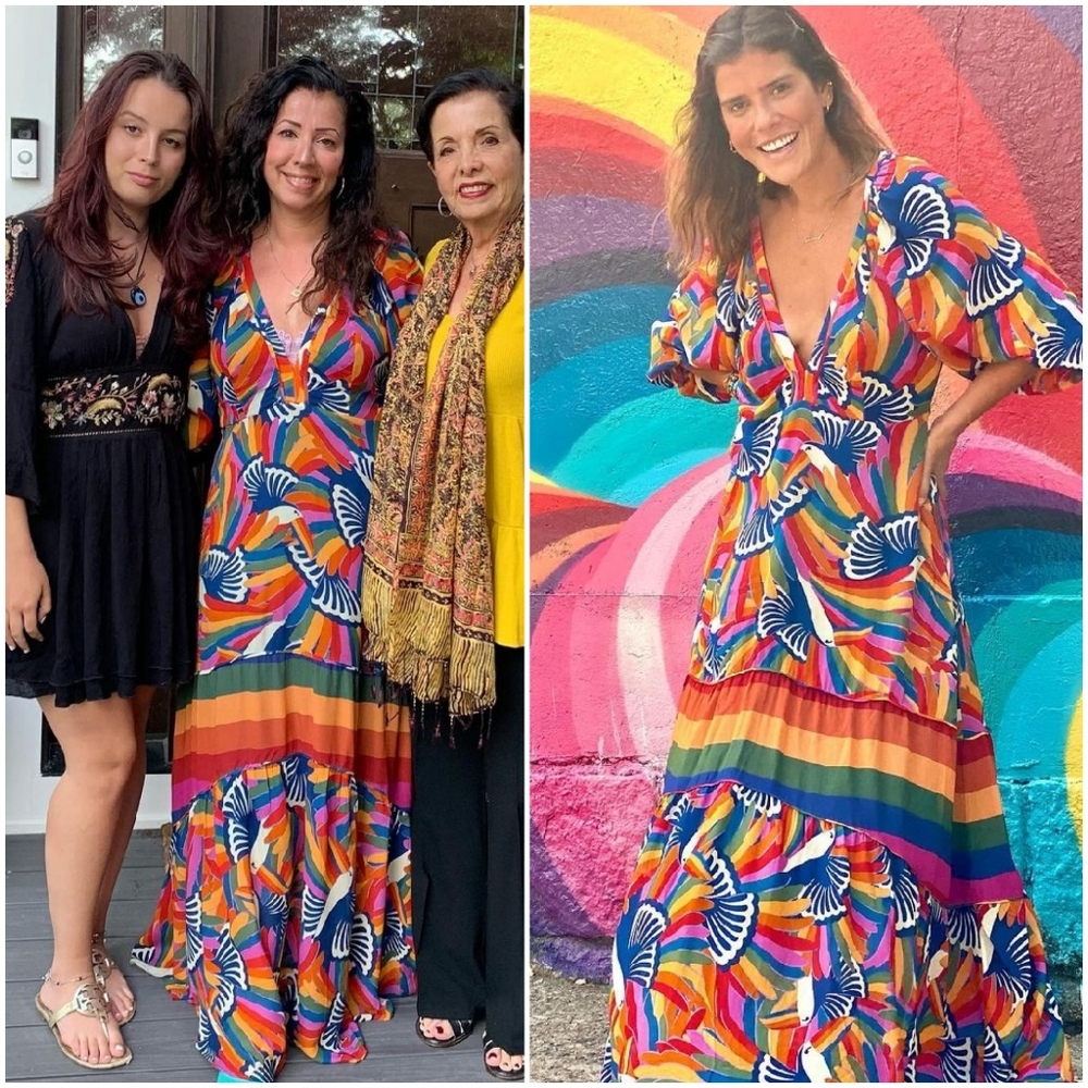 Farm Rio Rainbow Toucan Maxidress - Picture 6 of 8